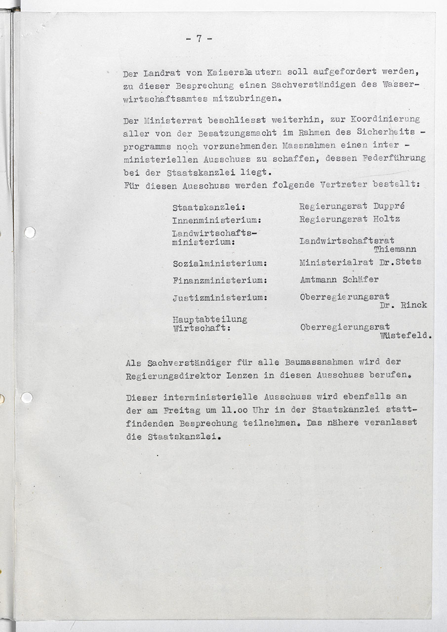225. Sitzung v. 6. März 1951, LHAKo Best. 860, Nr. 1951