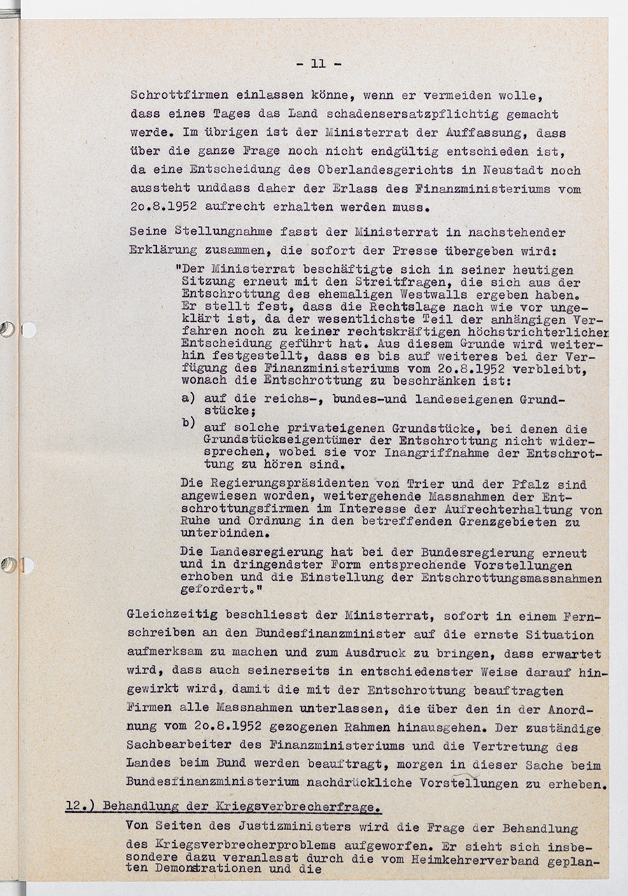 78. Sitzung v. 14. Oktober 1952, LHAKo Best. 860 Nr. 9627